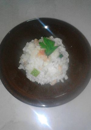 Foto resep Nasi Tim Udang Super Simple (mpasi 1y+)