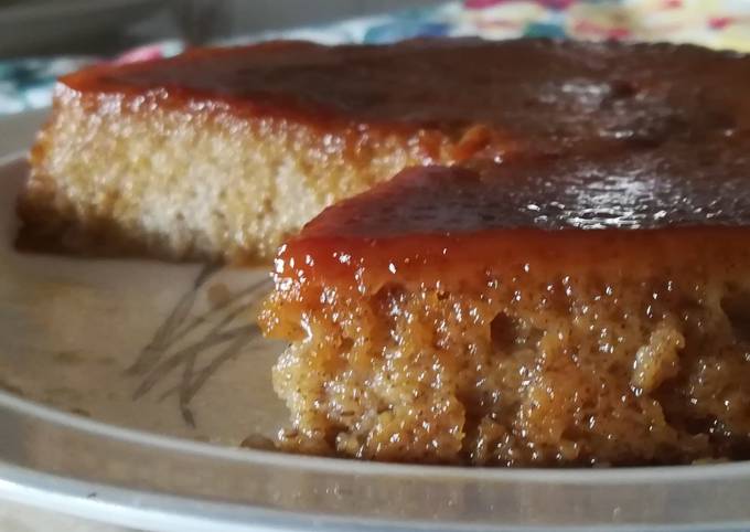 Flan de Cambur sin Horno, con tres Ingredientes Receta de Avilia31- Cookpad