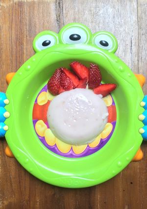 Foto resep Silky Pudding Strawberry Promina 8 M+