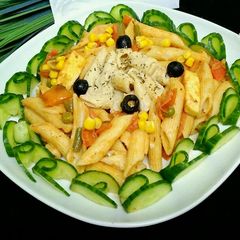 A picture of Pasta biryani.