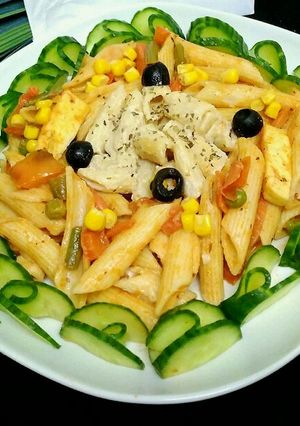 A picture of Pasta biryani.