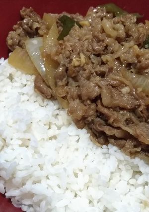 Foto resep Gyudon (Beef Donburi ala Yoshinoya)