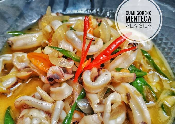 Resep Cumi Goreng Mentega, Enak