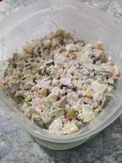 عکسی از دستور سالاد تن ماهی