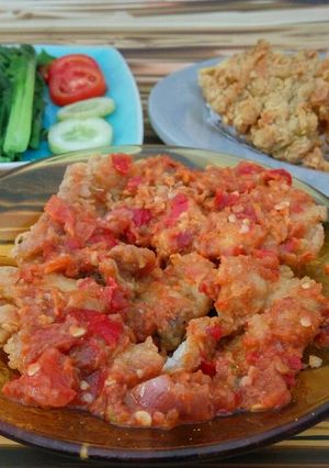Foto resep Ayam Geprek Dower #sarapan #day5