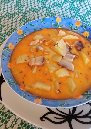 Krumplileves 😋 recept fotója