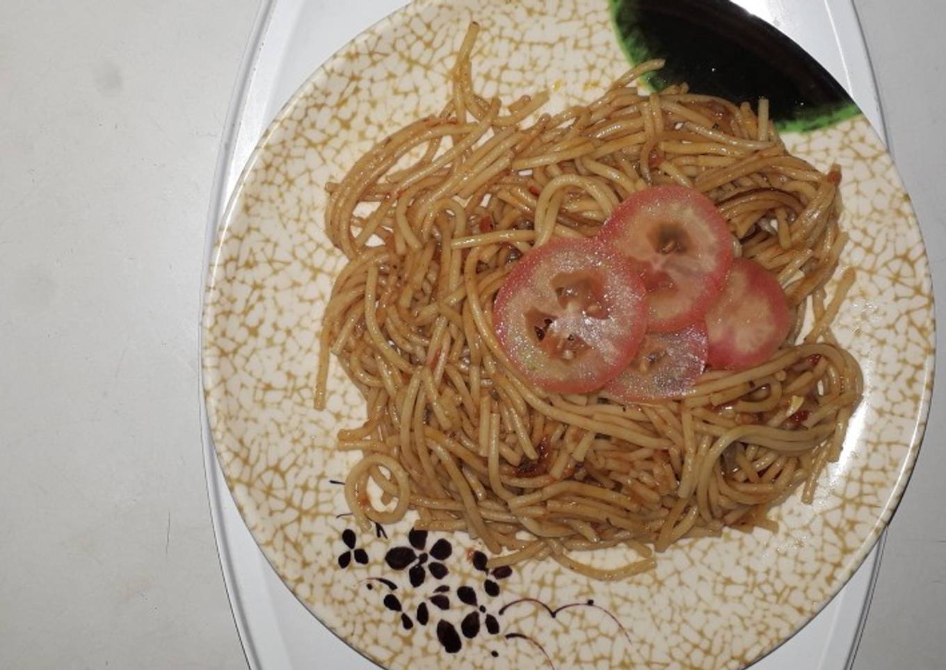 Spageti jollof