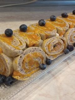 Gyümölcsös, túrós alagút (Gluténmentesen is) recept fotója