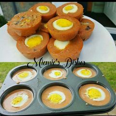 A picture of Baked Moimoi.