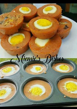 A picture of Baked Moimoi.