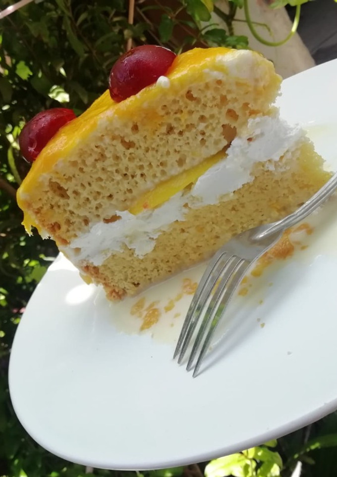 Una foto de Pastel de Tres leches