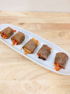 韓式泡菜牛肉捲 的食譜成品照片