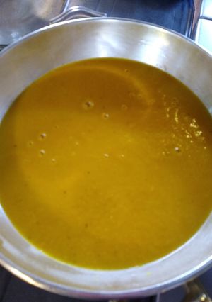 Una foto de Sopa de Zanahoria y jengibre