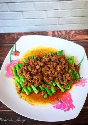Foto resep Tumis Buncis Siram Daging Cincang