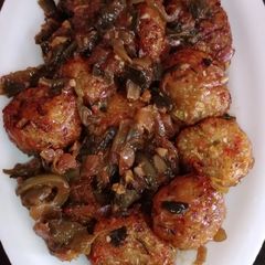 A picture of Veg manchurian.