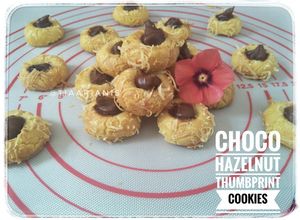 Foto resep 32. Choco Hazelnut Thumbprint Cookies