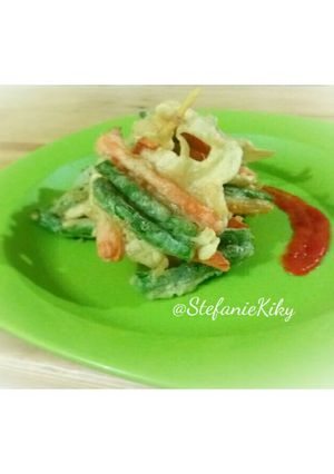 Foto resep Tempura sayuran