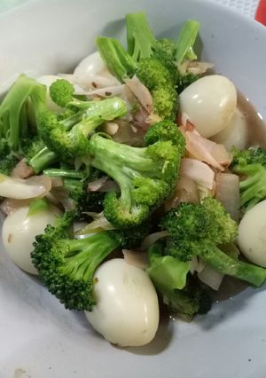 Foto resep Cah brokoli telur puyuh