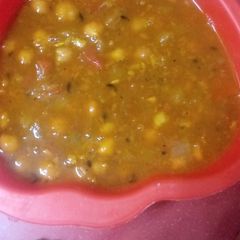 A picture of Chane ki sabzi.