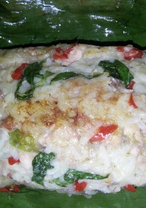 Foto resep Pepes telur dan taboh ikan mas