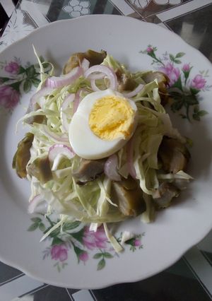 Una foto de Ensalada de corazones de alcachofa
