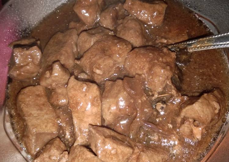 Hati Sapi Lada Hitam