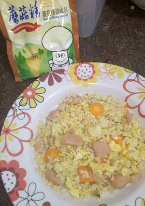 Foto resep Nasi goreng sosis MPASI dekdeva