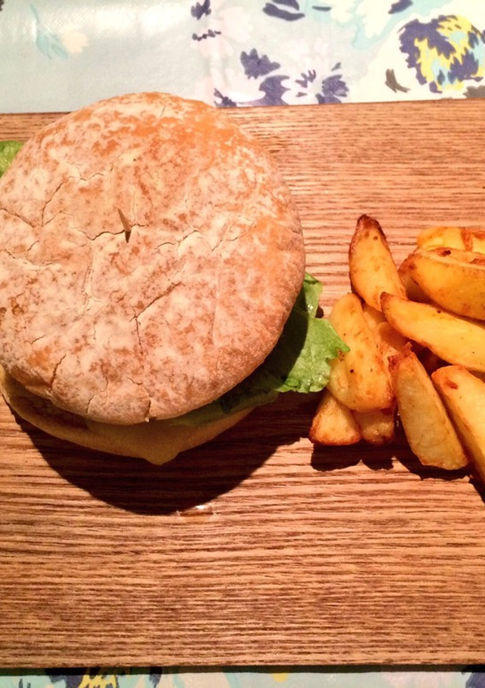 Una foto de Hamburguesa casera