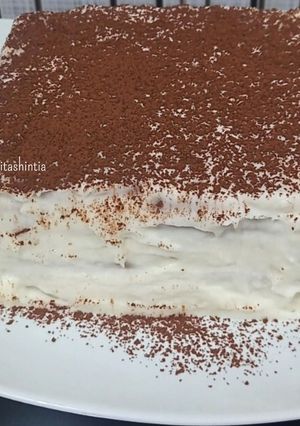 Foto resep Tiramisu Cake (Tanpa Oven, Tanpa Kukus)