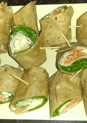 Foto principal de Burritos de jamón con crema