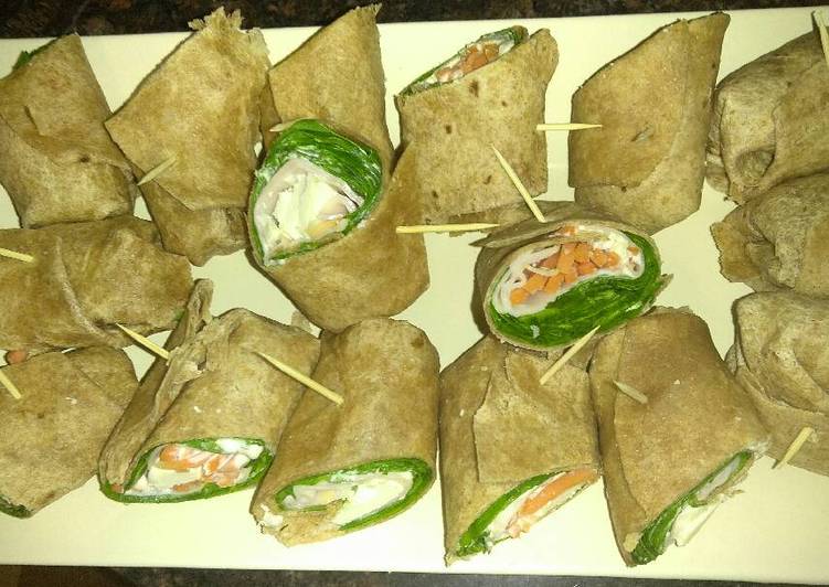 Burritos de jamón con crema