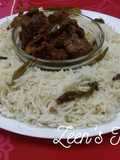 Hyderabadi Special Bagara Khana with Mutton Masala