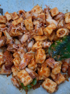 Foto resep Sambal cumi asin + tahu