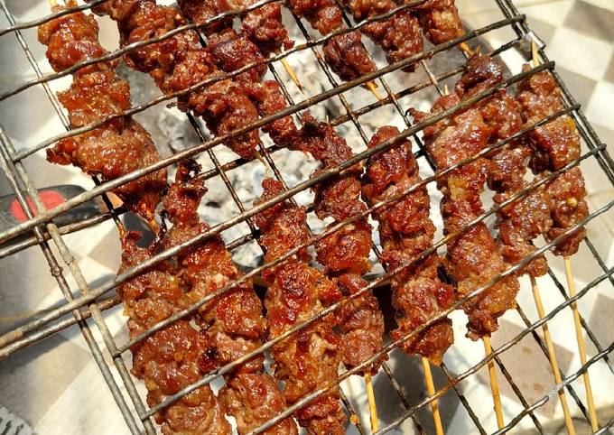 Resep Sate Maranggi Full Daging Sapi Oleh Tria Lukita Cookpad