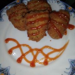 A picture of Patato kabab.