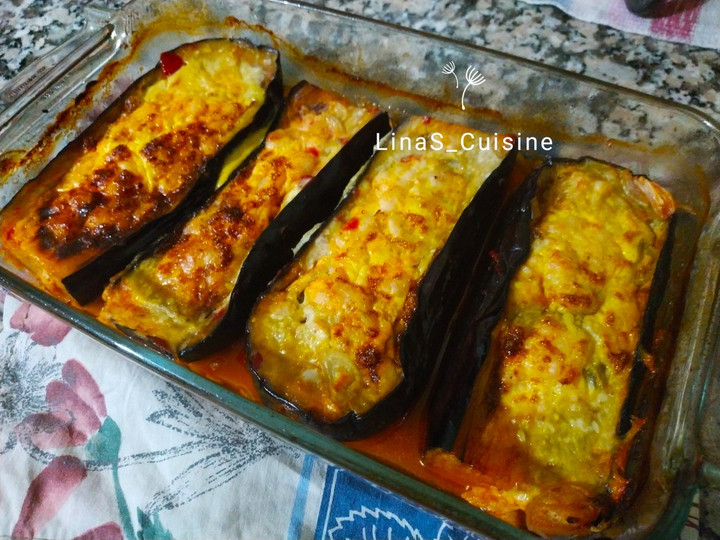 Anti Ribet, Memasak Terong isi Ayam Telur Panggang Oven Irit Anti Gagal