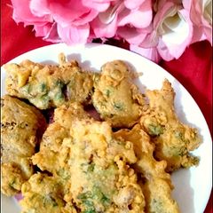 A picture of Omlet Pakoray 😋😋.