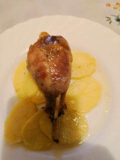 Una foto de Confit de pavo