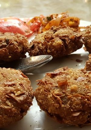 A picture of Papad kabab.