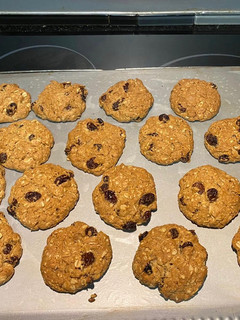 A picture of Chewy Oatmeal Raisin Biscuits.