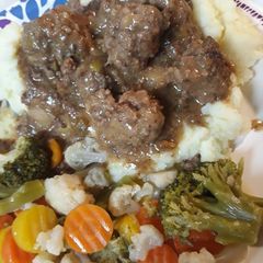 Buttermilk Meatballs in Gravy A picture of Buttermilk Meatballs in Gravy.