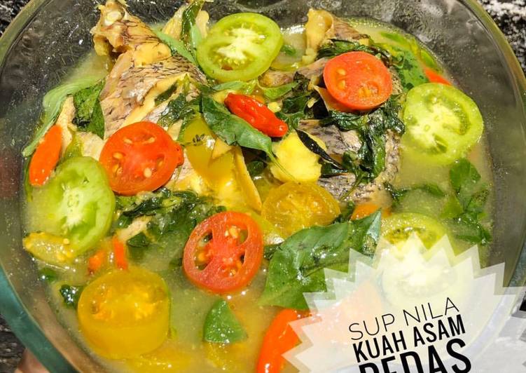 20. SUP IKAN NILA KUAH ASAM PEDAS made by @adindahwytnskitchen 🌻