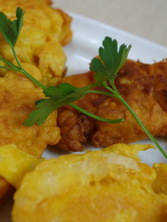 Una foto de Receta de Bhaji de cebolla