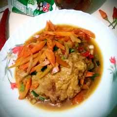 รูปของ Telur dadar carrot bombay