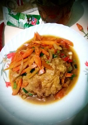 Foto resep Telur dadar carrot bombay