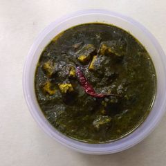 Palak paneer A picture of Palak paneer.