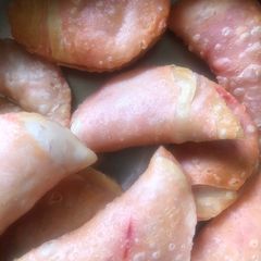 A picture of Beetroot Gujiya.