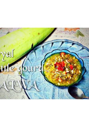 A picture of Royal bottle gourd halwa.