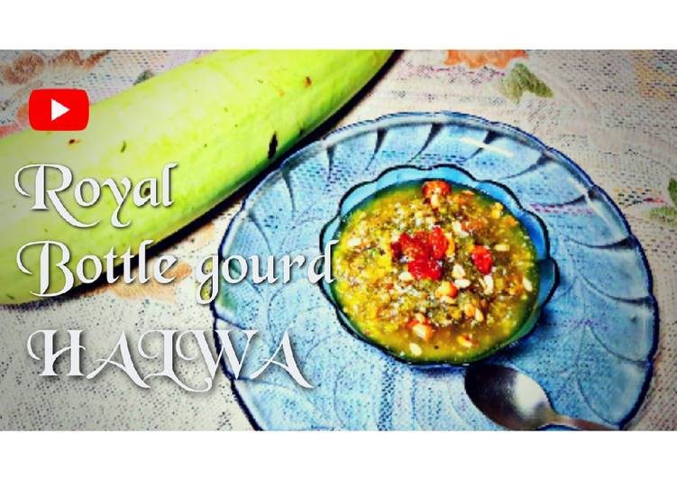 Recipe of Any-night-of-the-week Royal bottle gourd halwa