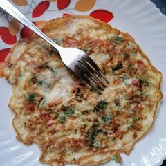 A picture of Delicious ommlette for breakfast.